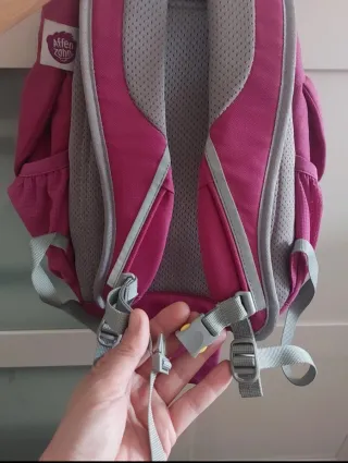 Mochila Affenzahn Púrpura y Amarilla