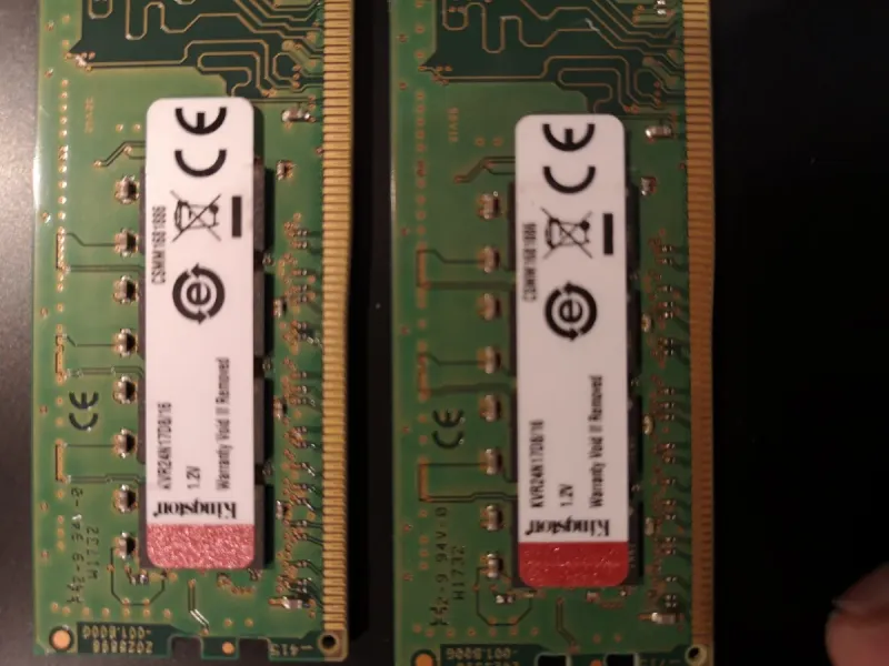 2x Módulos RAM Kingston DDR4 16GB afbeelding 3