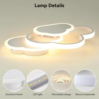 Lámpara Techo LED Infantil Nube 21W