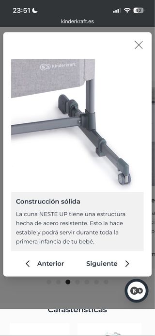 Cuna colecho Kinderkraft