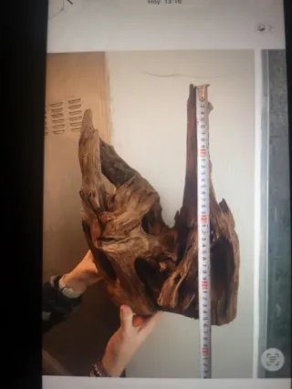 Tronco decorativo para acuario