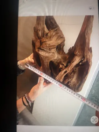 Tronco decorativo para acuario