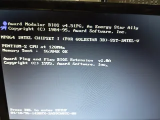 Pentium 120MHz 16MB RAM+gráfica+tarjeta sonido