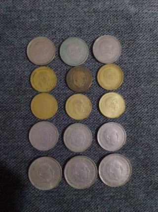 Lote de 15 monedas antiguas