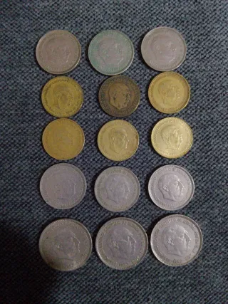 Lote de 15 monedas antiguas