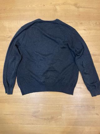 Jersey Polo Ralph Lauren Gris V-Neck Pima