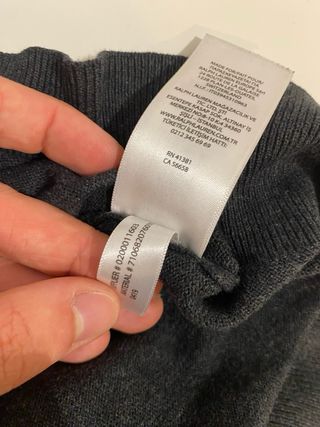 Jersey Polo Ralph Lauren Gris V-Neck Pima