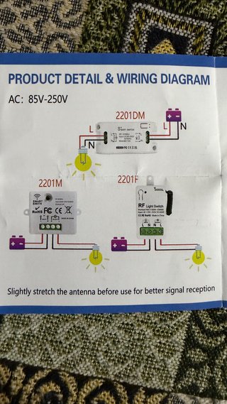 Interruptor Inteligente Inalámbrico 10A