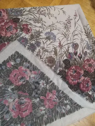 Fular estampado floral mujer