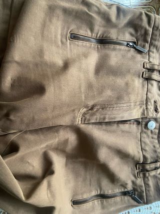 Pantalón pitillo Simorra Talla 38 Marrón