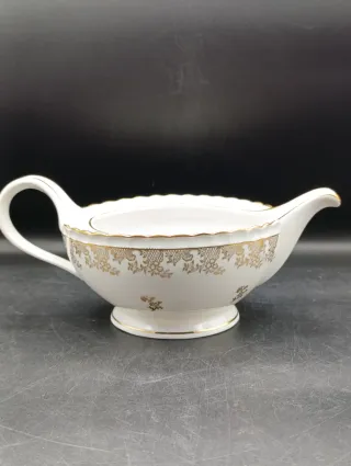 Salsera de porcelana francesa
