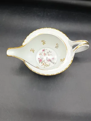 Salsera de porcelana francesa