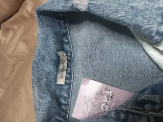 Chaqueta vaquera con lunares