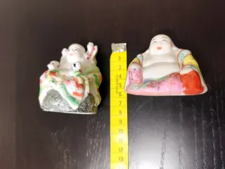 Lote de 3 Budas em Cerâmica (Vintage)