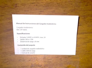 Cargador Inalámbrico