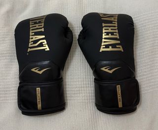 Guantes Boxeo Everlast Elite Negro/Dorado