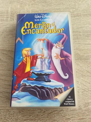VHS Disney Merlin el Encantador