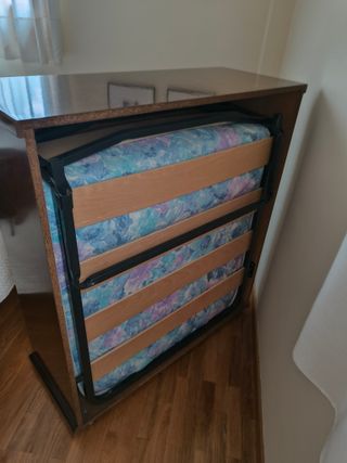 Sofá Cama Madera con Cama Extra 90cm