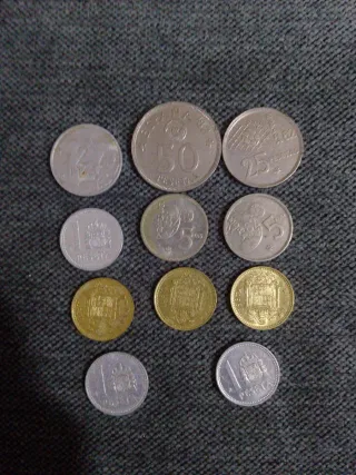 Lote de monedas antiguas