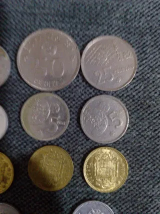 Lote de monedas antiguas