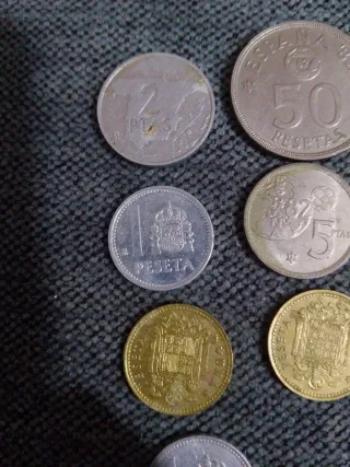 Lote de monedas antiguas