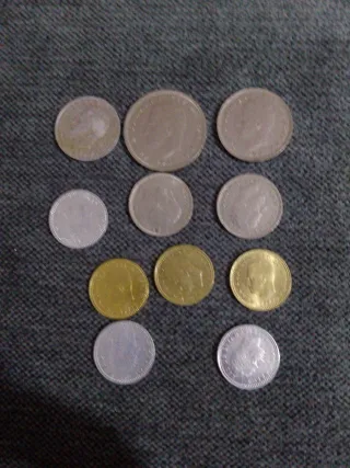 Lote de monedas antiguas