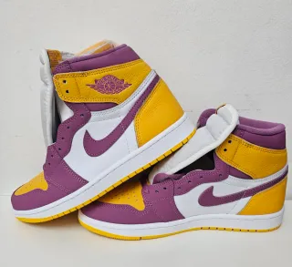 Air Jordan 1 High Morado y Amarillo