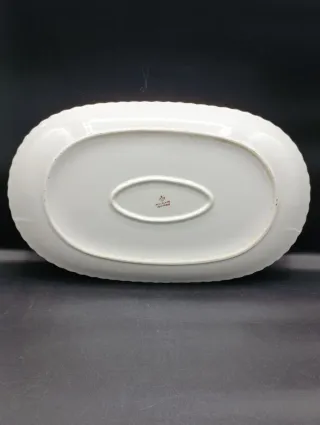 Bandeja ovalada porcelana francesa