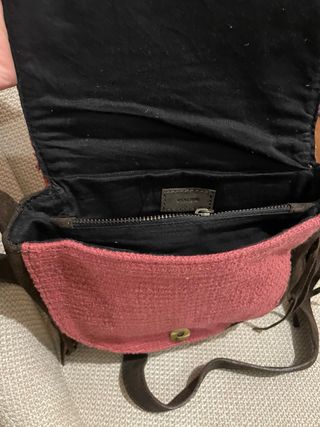 Bolso bandolera étnico flecos