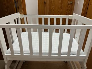 Minicuna Colecho Blanca 50x80 + Colchón