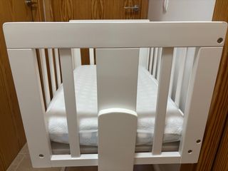 Minicuna Colecho Blanca 50x80 + Colchón