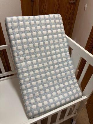 Minicuna Colecho Blanca 50x80 + Colchón