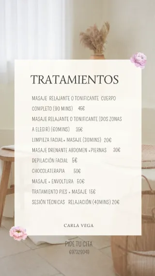 Tratamientos faciales y corporales