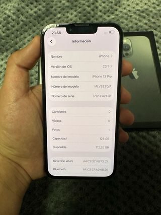 iPhone 13 Pro con 128GB