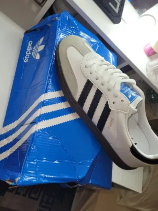 Zapatillas Adidas Samba Blancas y Negras