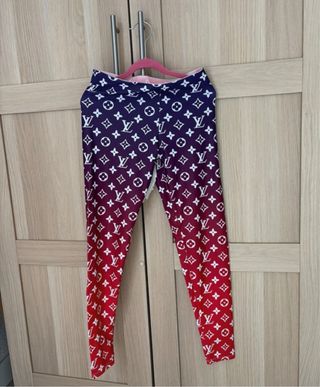 Mallas Louis Vuitton degradado morado y rojo