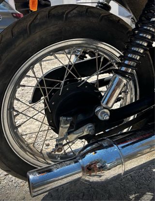 Mash 125 Naranja y Negra