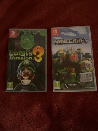 Pack Juegos Nintendo Switch Luigi's Mansion 3 y Mi