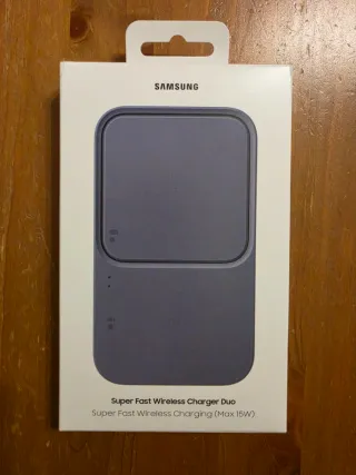 Cargador Inalámbrico Samsung Super Fast Duo