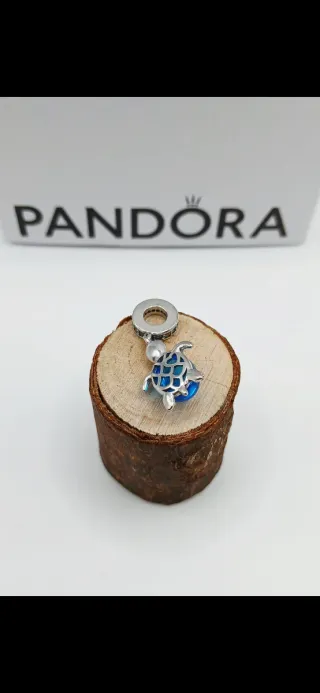 Pandora Charm Tortuga Azul