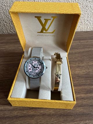 Reloj  Rosa y Plateado
