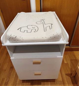 Cambiador Bebé La Redoute - Blanco y Madera