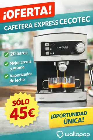 Cafetera Express Cecotec 20 Bares