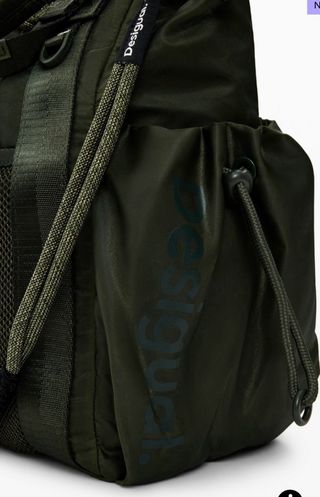 Mochila Desigual Verde Militar