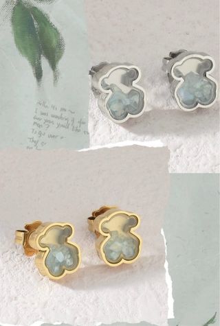 Colgante Tous Mama Oso y Perlas