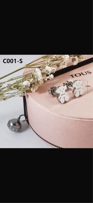 Colgante Tous Mama Oso y Perlas