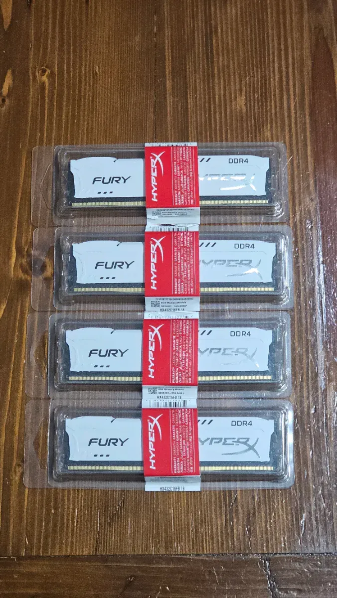 Memoria Ram 32GB DDR4 HyperX Fury. 3200 CL16.