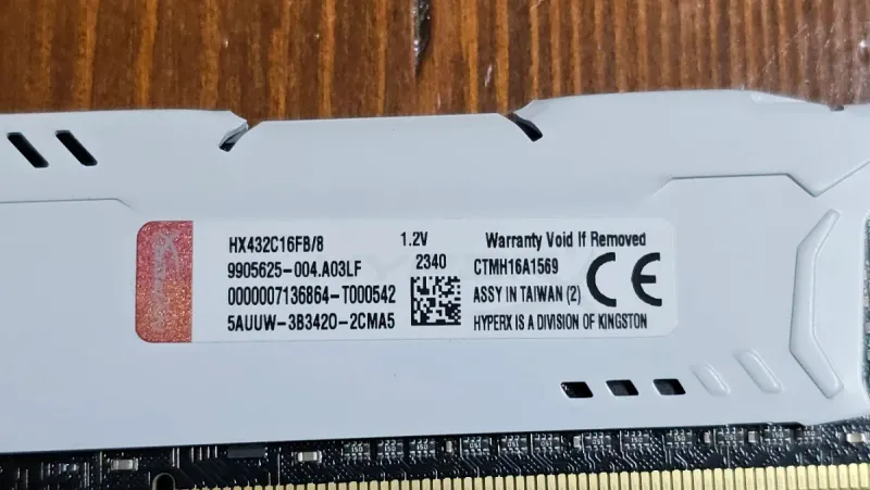 Memoria Ram 32GB DDR4 HyperX Fury. 3200 CL16. afbeelding 5