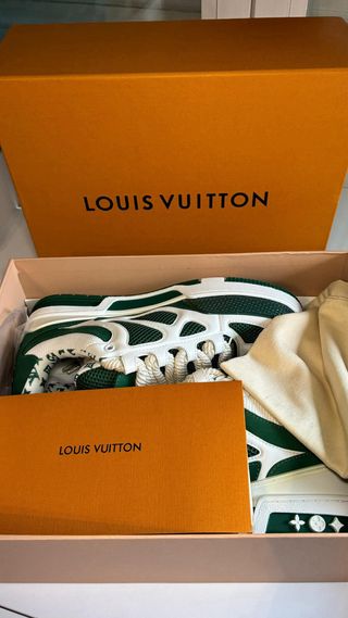 Zapatillas Louis Vuitton Verdes y Blancas