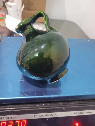 Lote Cerámica Antigua Jarrón Jarra